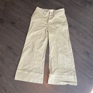 Chino wide leg pants - 00 petite